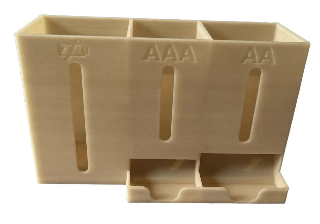 Rangement à piles AAA et AA