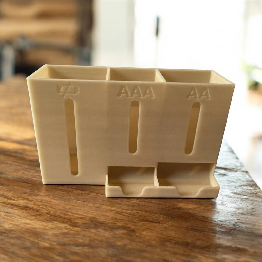 Rangement à piles AAA et AA